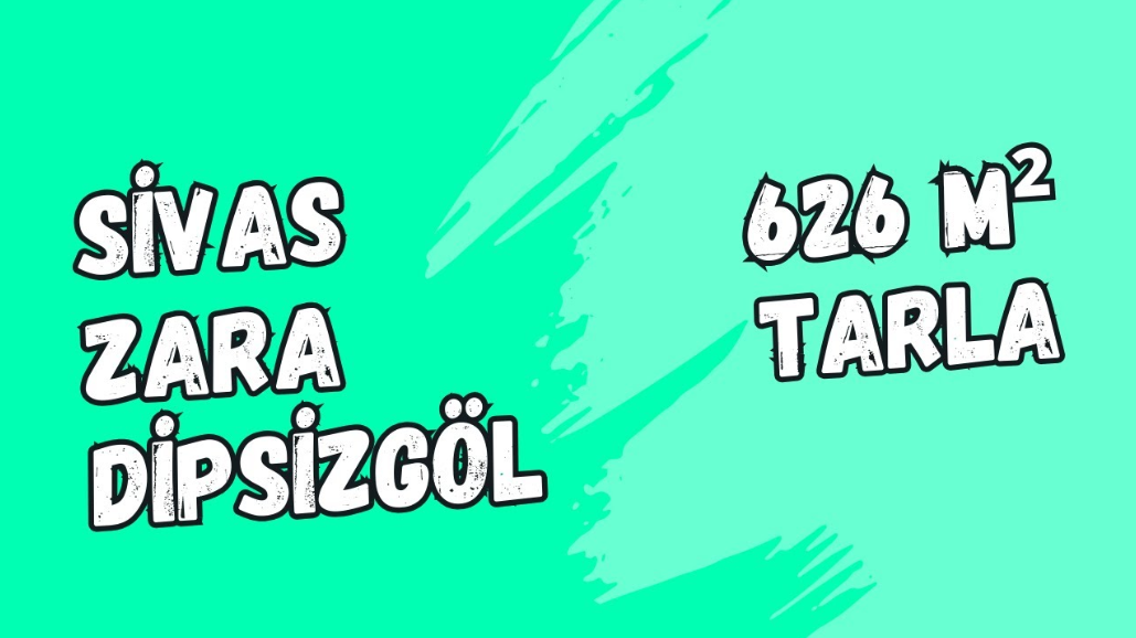 SİVAS ZARA DİPSİZGÖL KÖYÜNDE 626 M² TARLAMIZ SATILIKTIR. - SİVAS ZARA fotoğraf 6